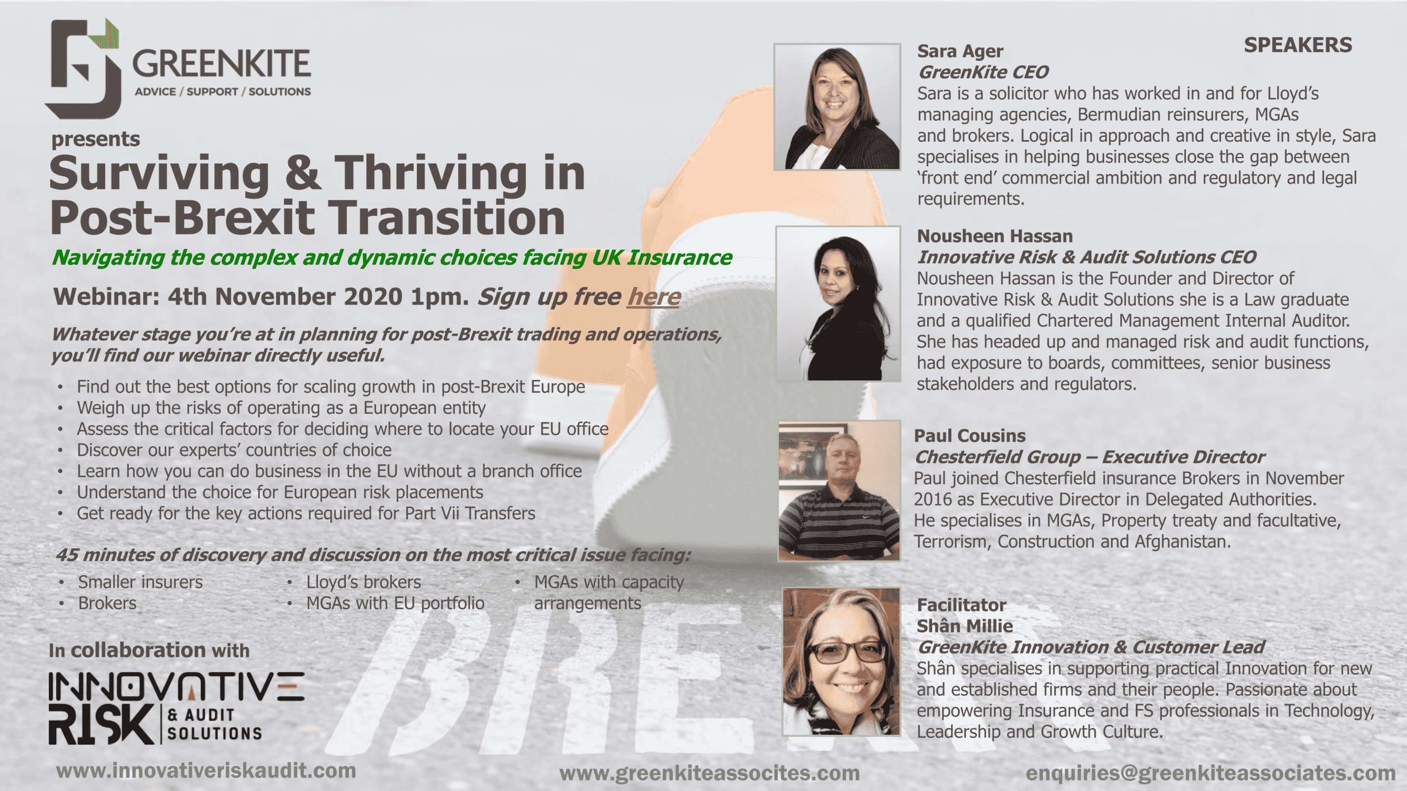 Webinar: Surviving & Thriving in Post-Brexit Transition