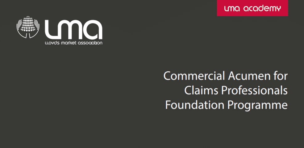 Commercial Acumen for Claims Professionals