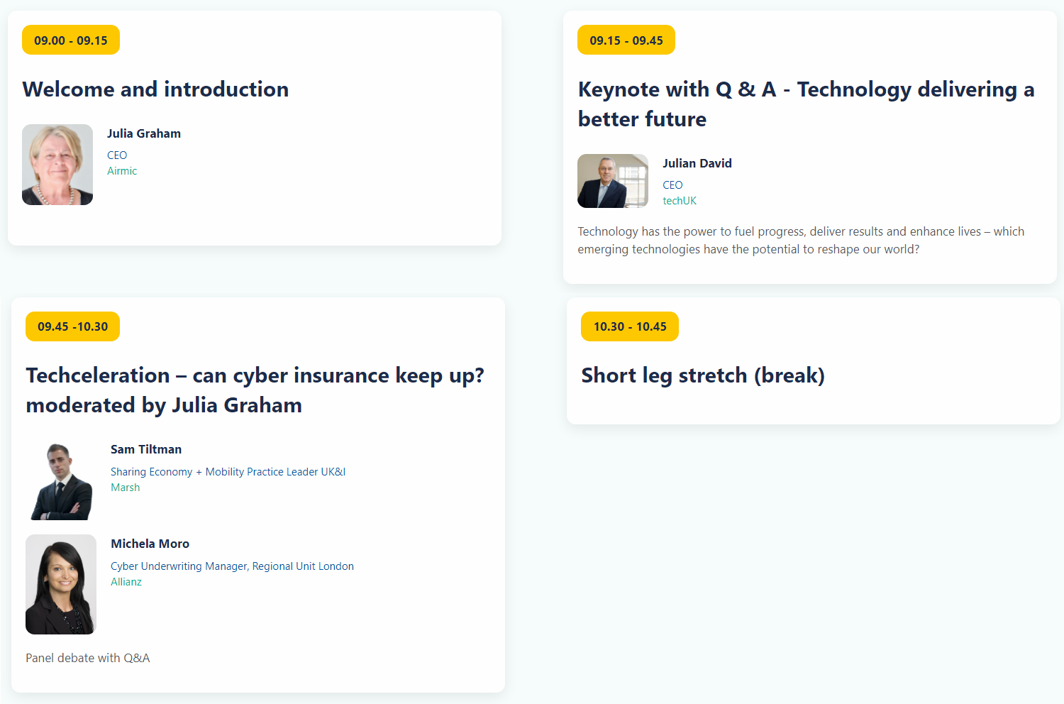 Airmic Technology Forum 2021