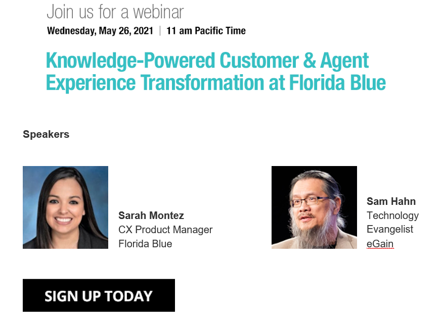 Webinar: Knowledge-Powered Customer & Agent Experience Transformation at Florida Blue