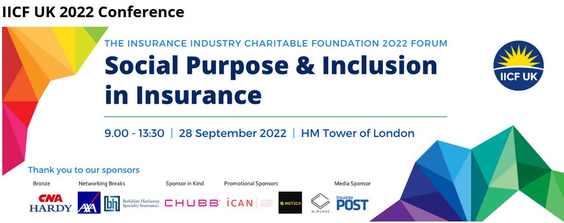 IICF UK 2022 Conference: Social purpose and inclusion in insurance
