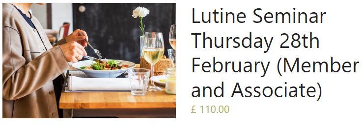 Lutine Seminar - February 2024 Lutine Seminar - February 2024