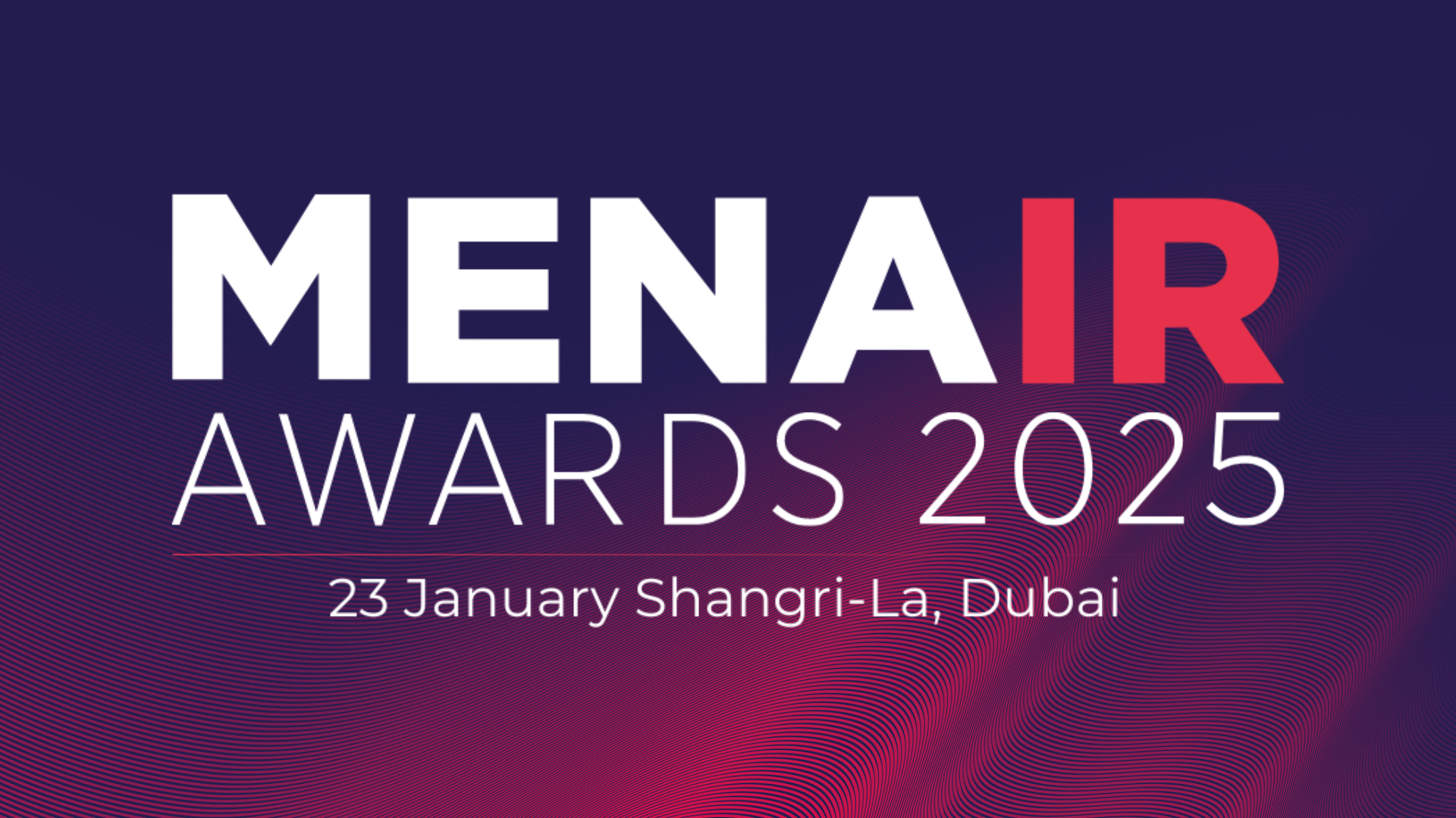 MENA IR Awards 2025 MENA IR Awards 2025