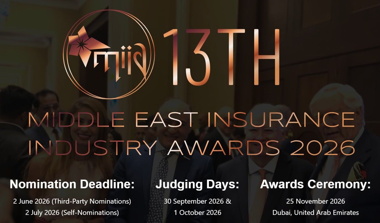 13th Middle East Insurance Industry Awards 2026 13th Middle East Insurance Industry Awards 2026