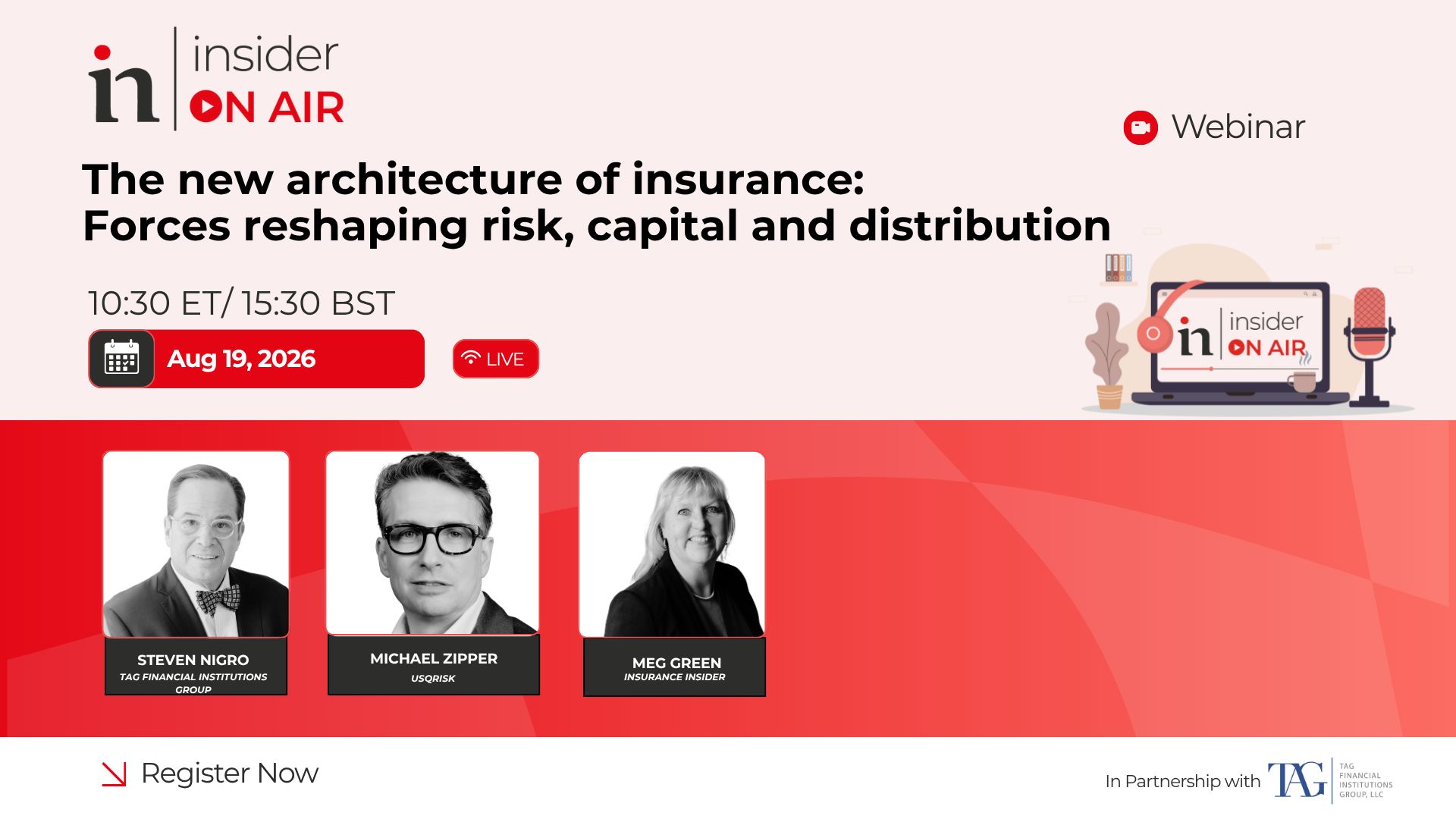 Webinar: The new architecture of insurance - Forces reshaping risk, capital and distribution 2026