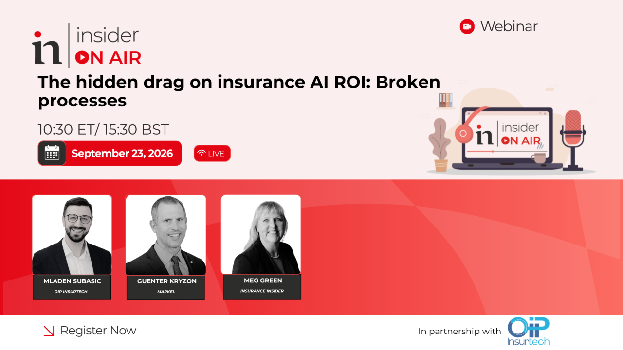 Webinar: The hidden drag on insurance AI ROI - Broken processes 2026