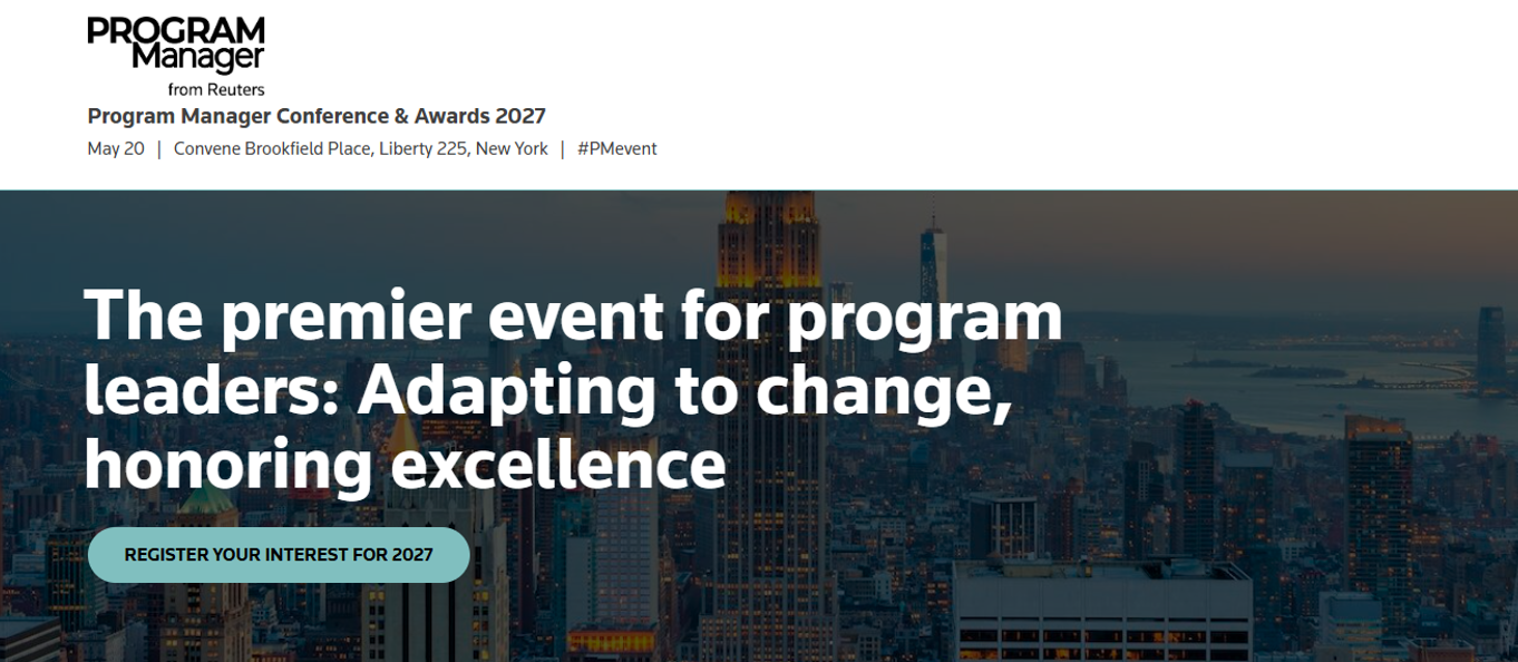 Program Manager Conference & Awards 2027 Program Manager Conference & Awards 2027